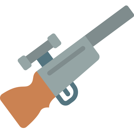 pistolet Basic Miscellany Flat Icône