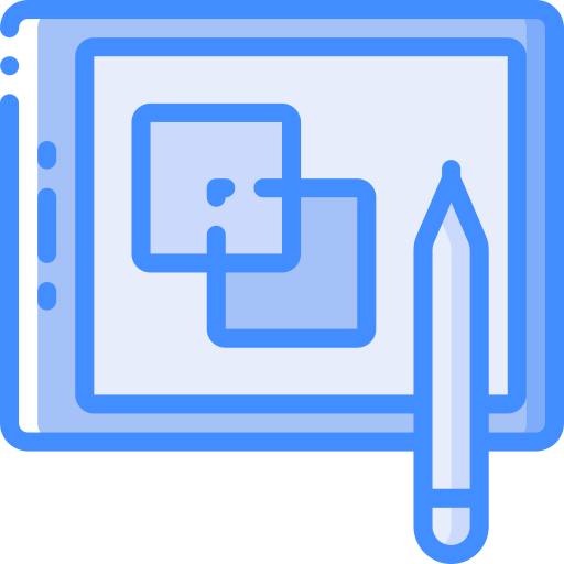 Tablet Basic Miscellany Blue icon