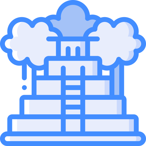 寺 Basic Miscellany Blue icon