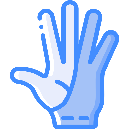 handschuh Basic Miscellany Blue icon