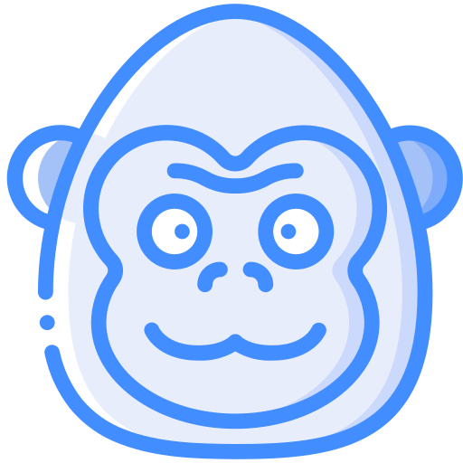 Gorilla Basic Miscellany Blue icon