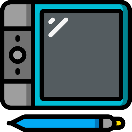 Tablet Basic Miscellany Lineal Color icon