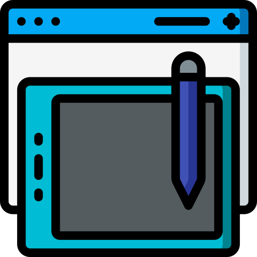 Tablet Basic Miscellany Lineal Color icon
