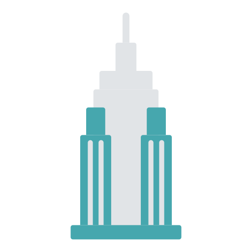 Empire state building Generic Flat icon