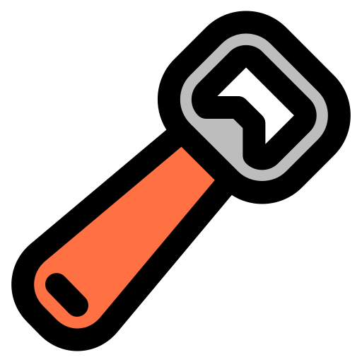 flaschenöffner Generic Outline Color icon