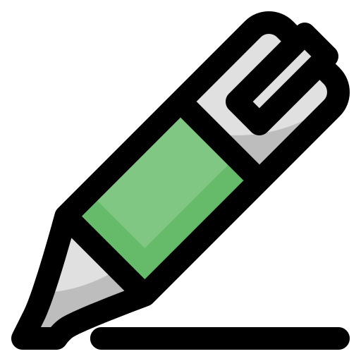 Highlighter Generic Outline Color icon