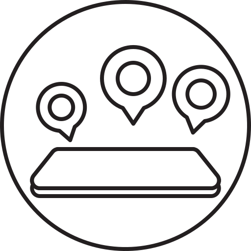 Location Generic Thin Outline icon