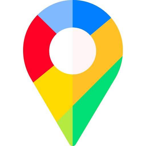 google maps Basic Rounded Flat icoon