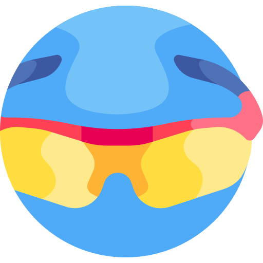 zonnebril Detailed Flat Circular Flat icoon