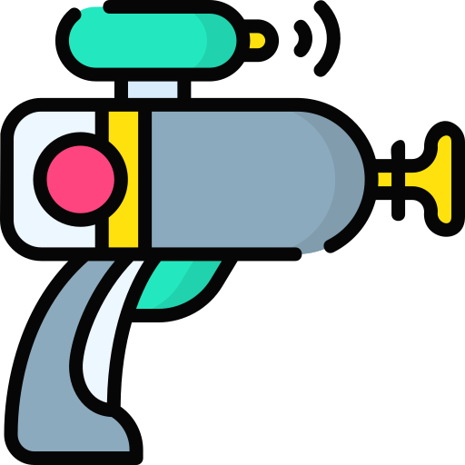 pistola laser Special Lineal color icono