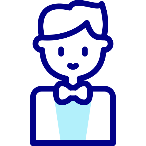 Groom Detailed Mixed Lineal color icon