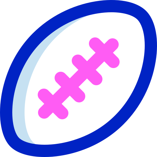 pelota de rugby Super Basic Orbit Color icono