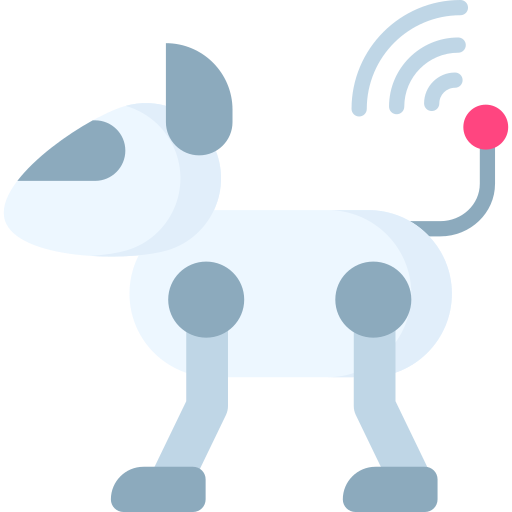 robotachtige hond Special Flat icoon