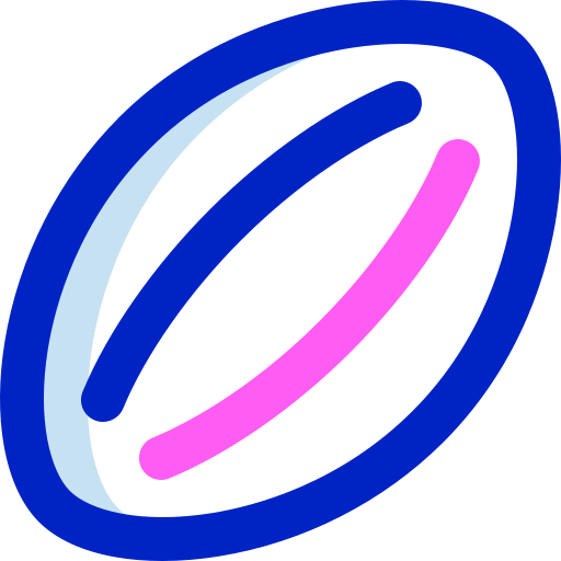 pelota de rugby Super Basic Orbit Color icono