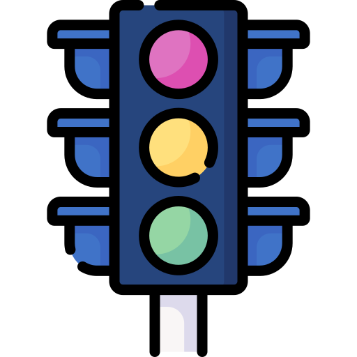 신호등 Special Lineal color icon