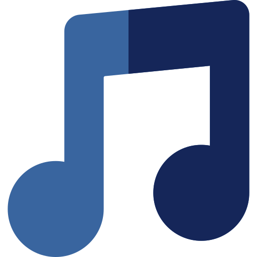 notas musicales Basic Rounded Flat icono