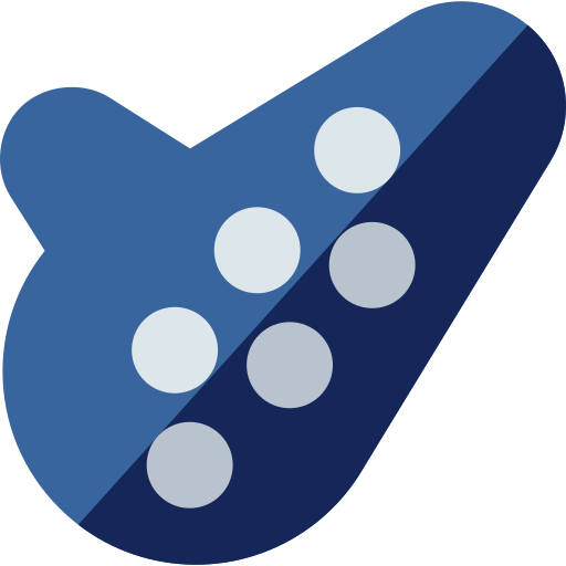ocarina Basic Rounded Flat icono