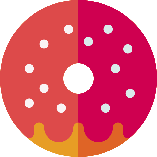 donut Basic Rounded Flat icoon