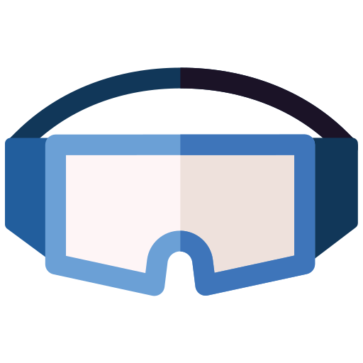 Безопасные очки Basic Rounded Flat иконка