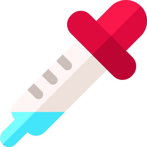 pipette Basic Rounded Flat icon