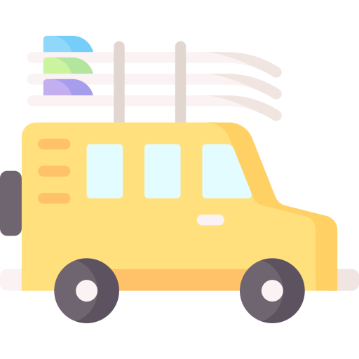 furgoneta de surf Special Flat icono