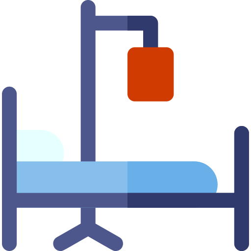 의료용 침대 Basic Rounded Flat icon