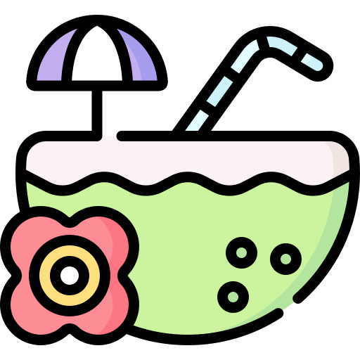 ココナッツドリンク Special Lineal color icon