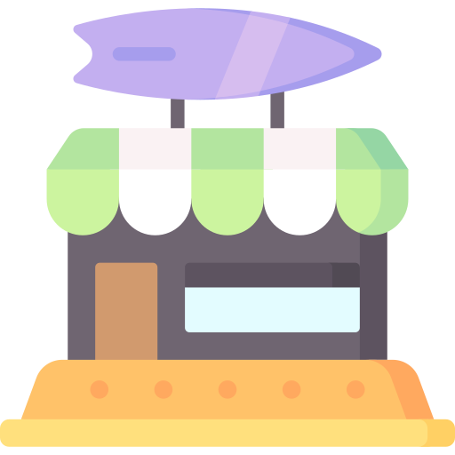 Surf shop Special Flat icon