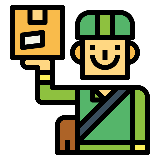 Courier Smalllikeart Lineal Color icon