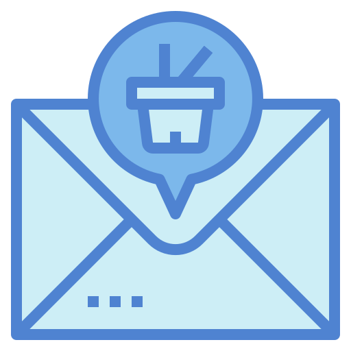eメール Generic Blue icon