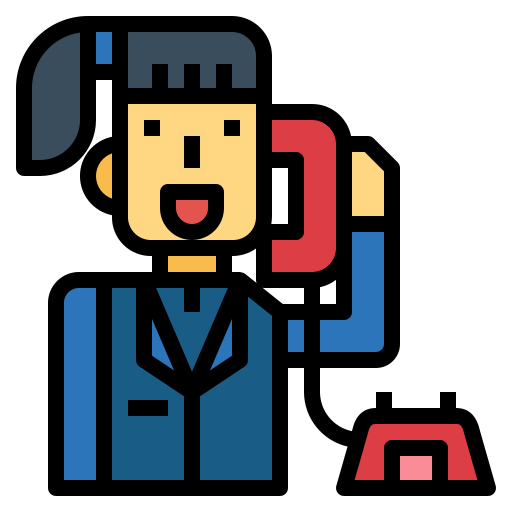 call center Smalllikeart Lineal Color icon