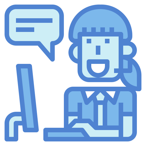 call center Generic Blue icon