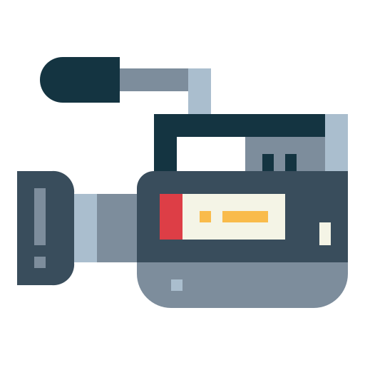 ビデオカメラ Smalllikeart Flat icon