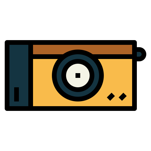 cámara Smalllikeart Lineal Color icono