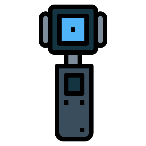 Action camera Smalllikeart Lineal Color icon