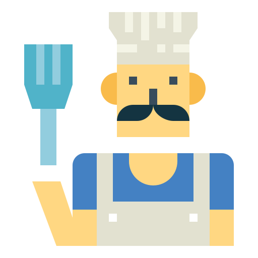 Chef Smalllikeart Flat icon