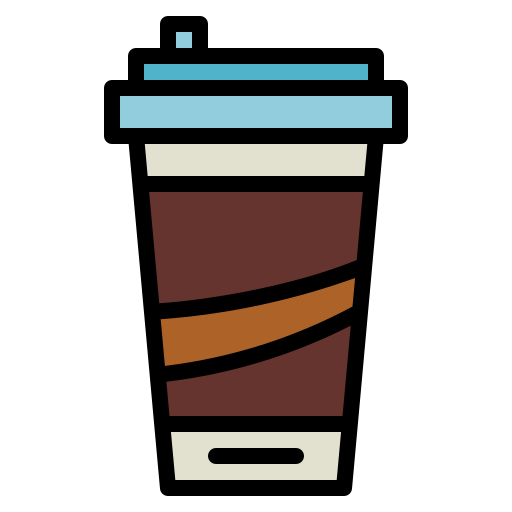 café Smalllikeart Lineal Color icono