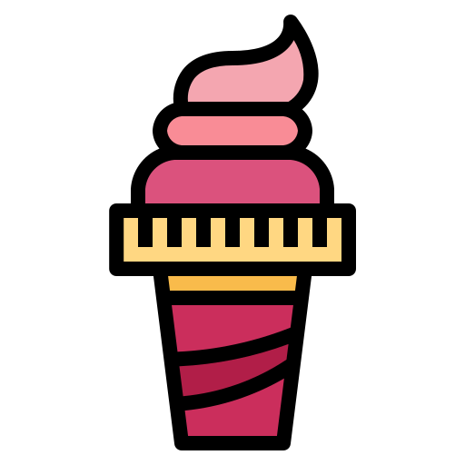 아이스크림 Smalllikeart Lineal Color icon
