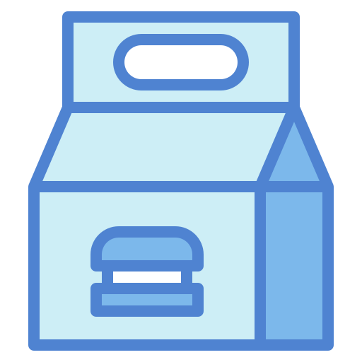 hamburger Generic Blue icon