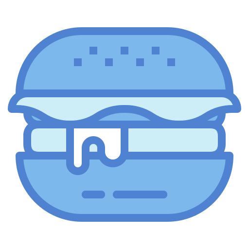 Гамбургер Generic Blue иконка