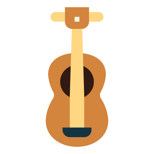 ギター Smalllikeart Flat icon