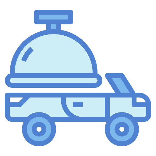 Food delivery Generic Blue icon