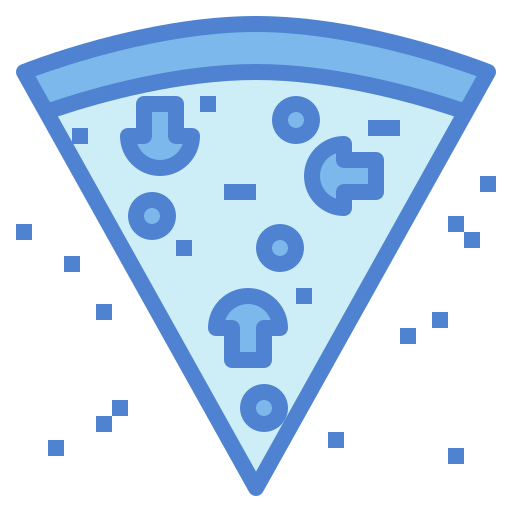 Pizza Generic Blue icon