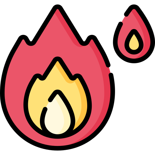 incendio Special Lineal color icona