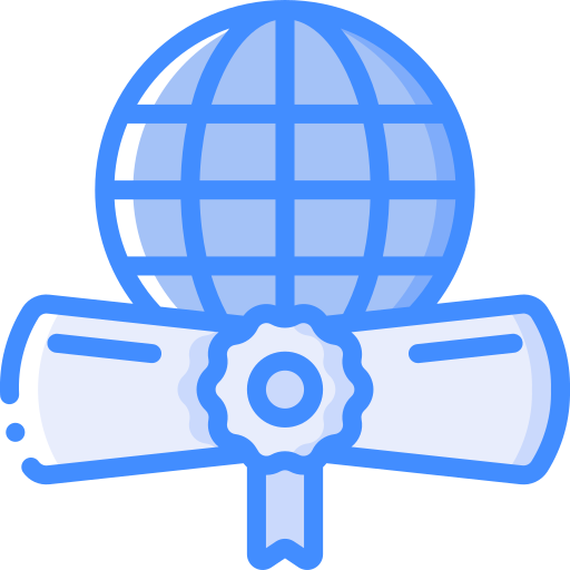 diploma Basic Miscellany Blue icono