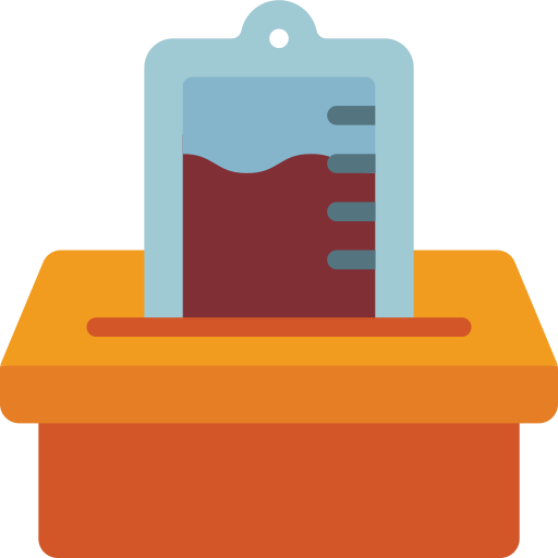 Blood donation Basic Miscellany Flat icon