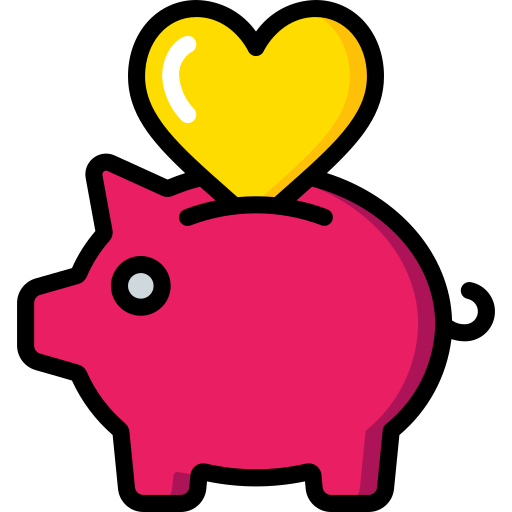 Piggy bank Basic Miscellany Lineal Color icon