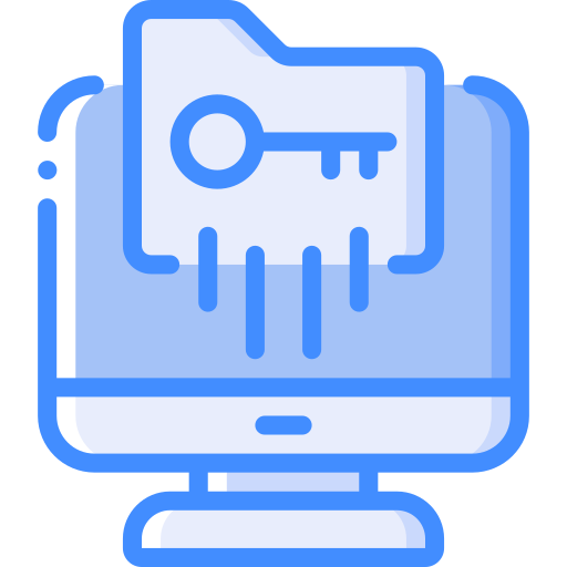 Computer Basic Miscellany Blue icon