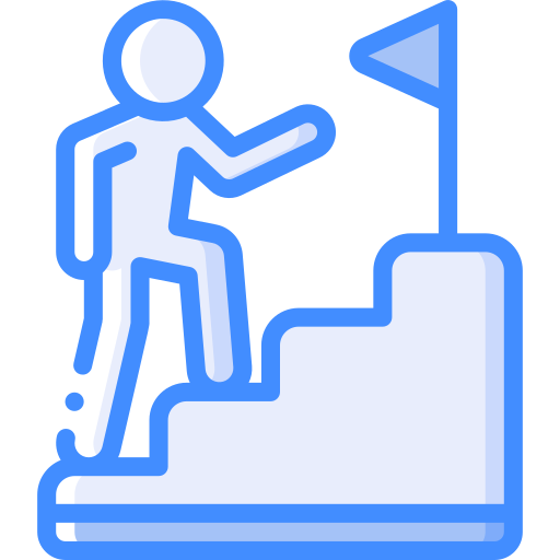 계단 Basic Miscellany Blue icon