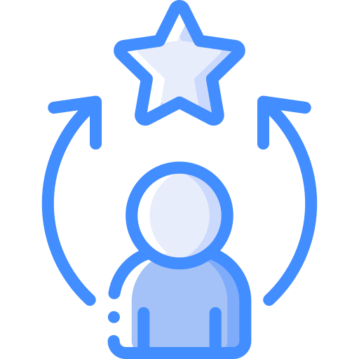 Person Basic Miscellany Blue icon